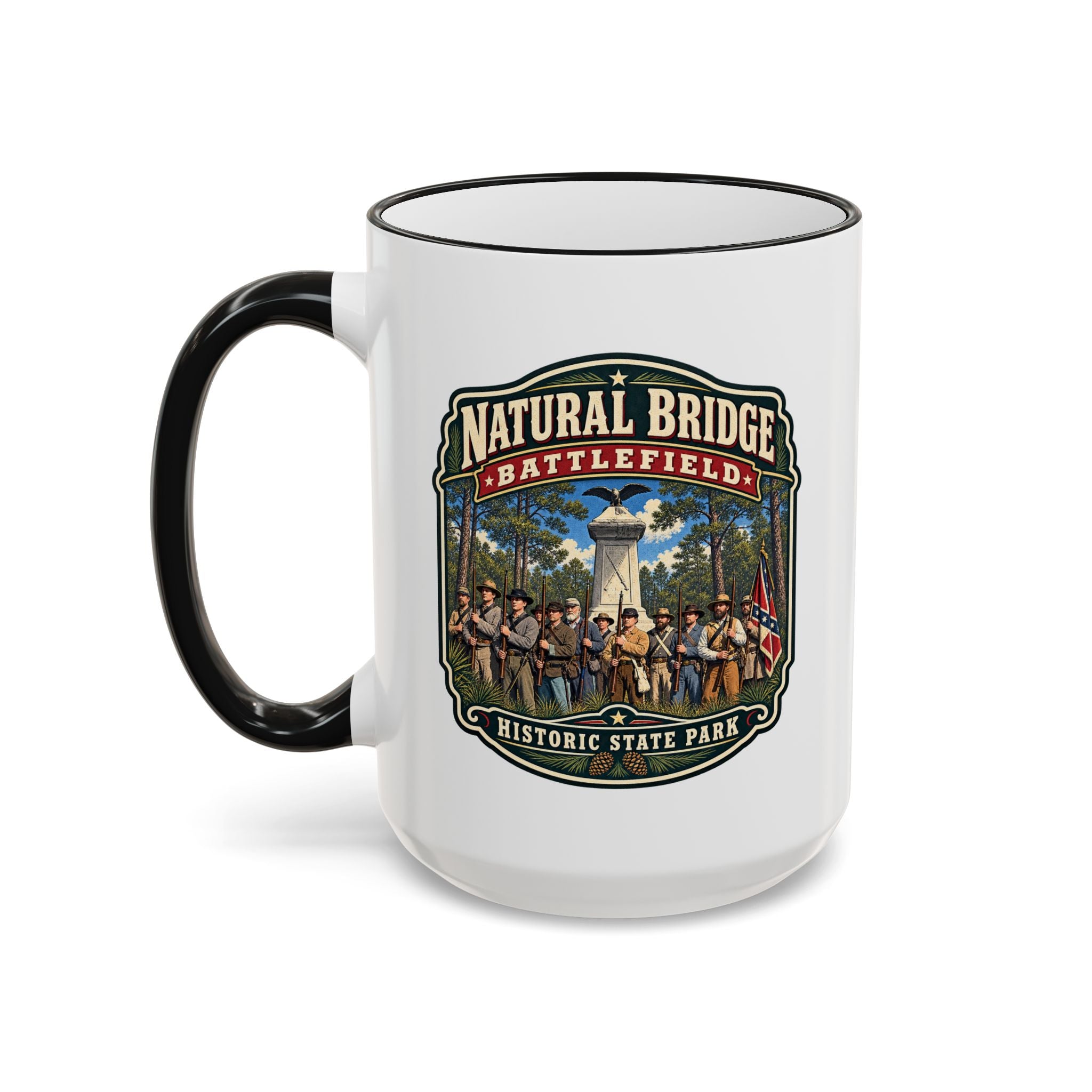 Natural Bridge Accent Rim & Handle 11oz/15oz