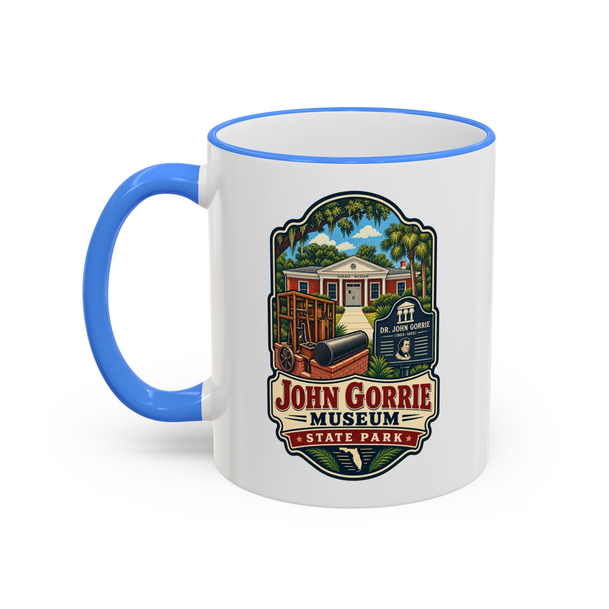 John Gorrie Museum Accent Rim & Handle 11oz/15oz