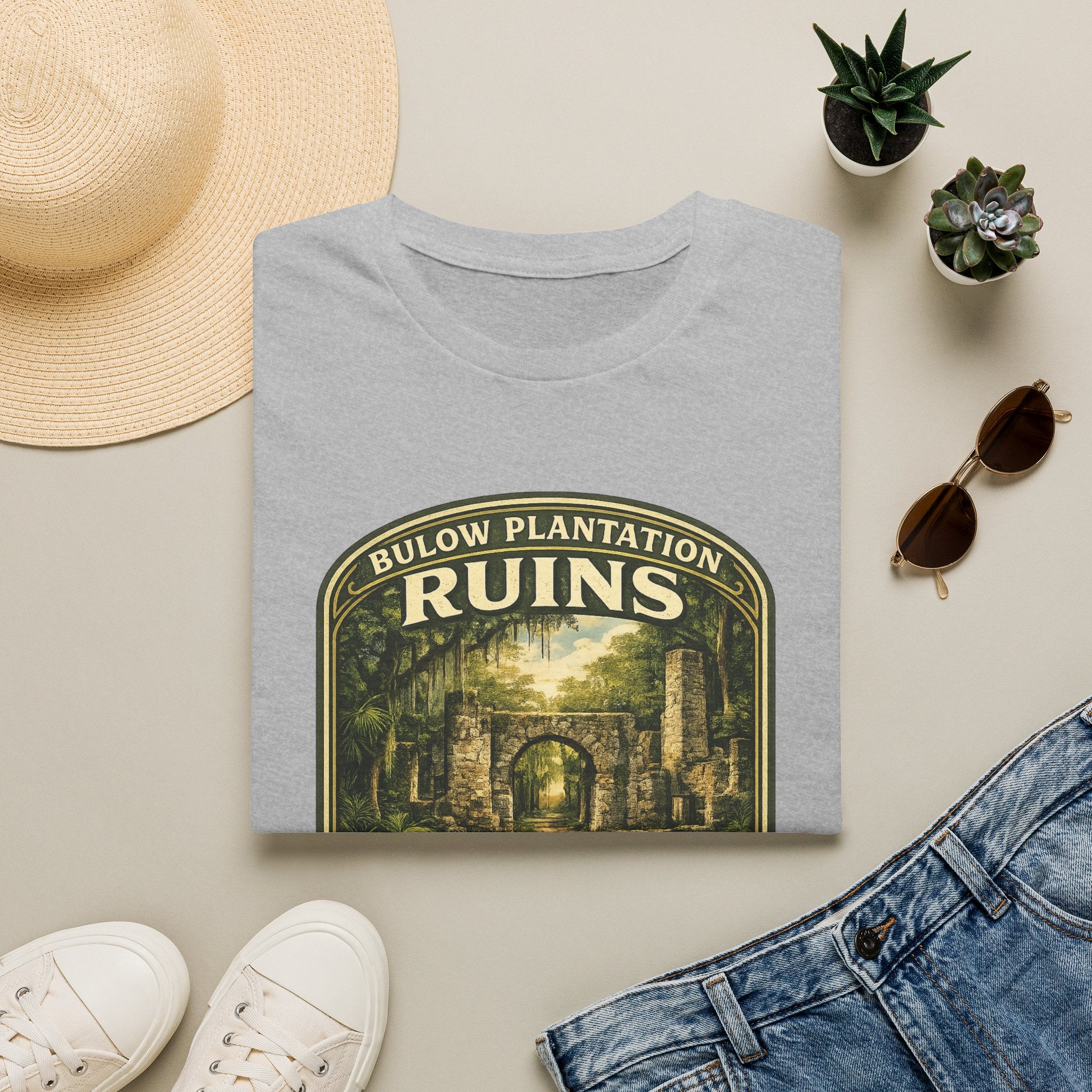 Bulow Plantation Ruins — Retro Tee