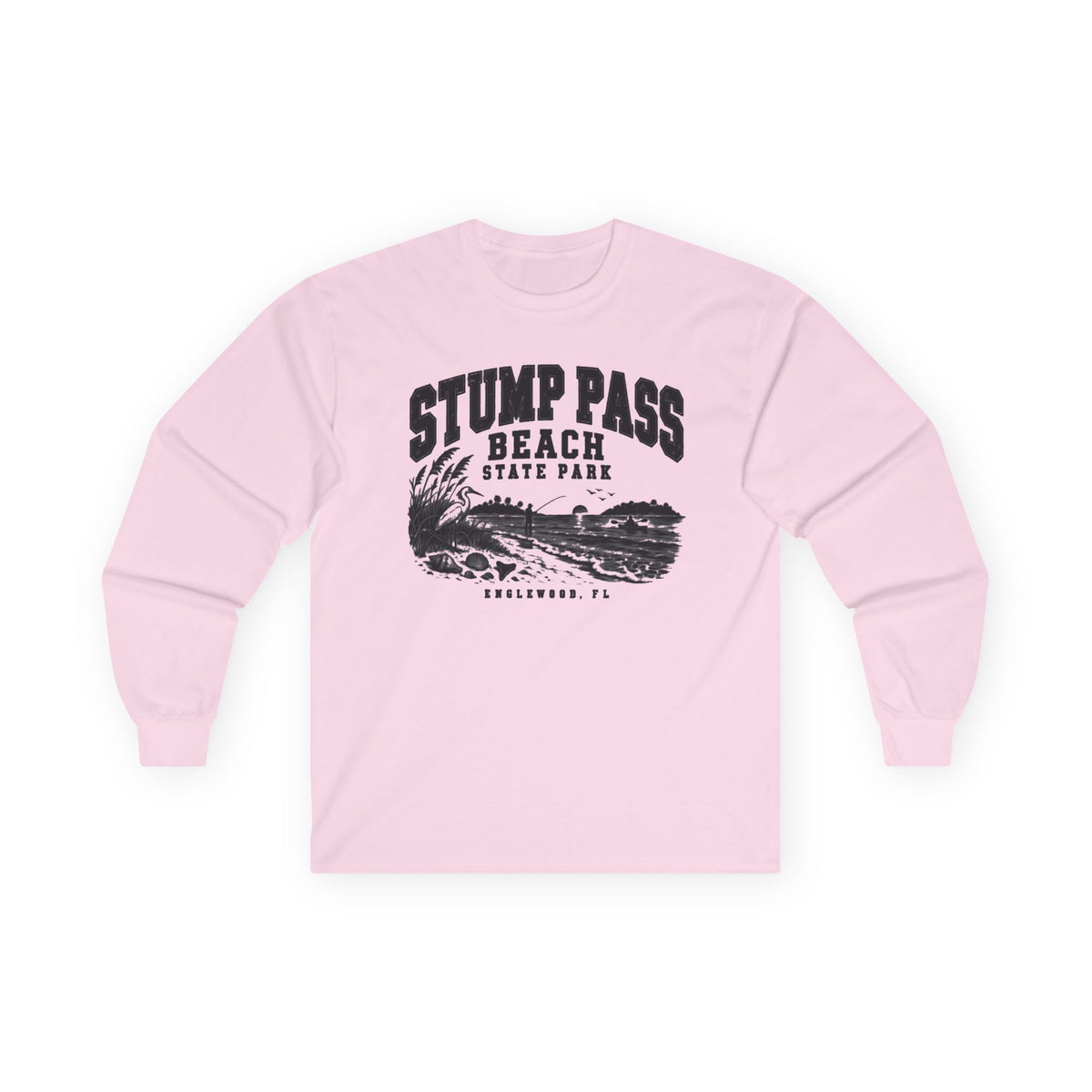 Stump Pass Beach State Park- Long Sleeve Tee