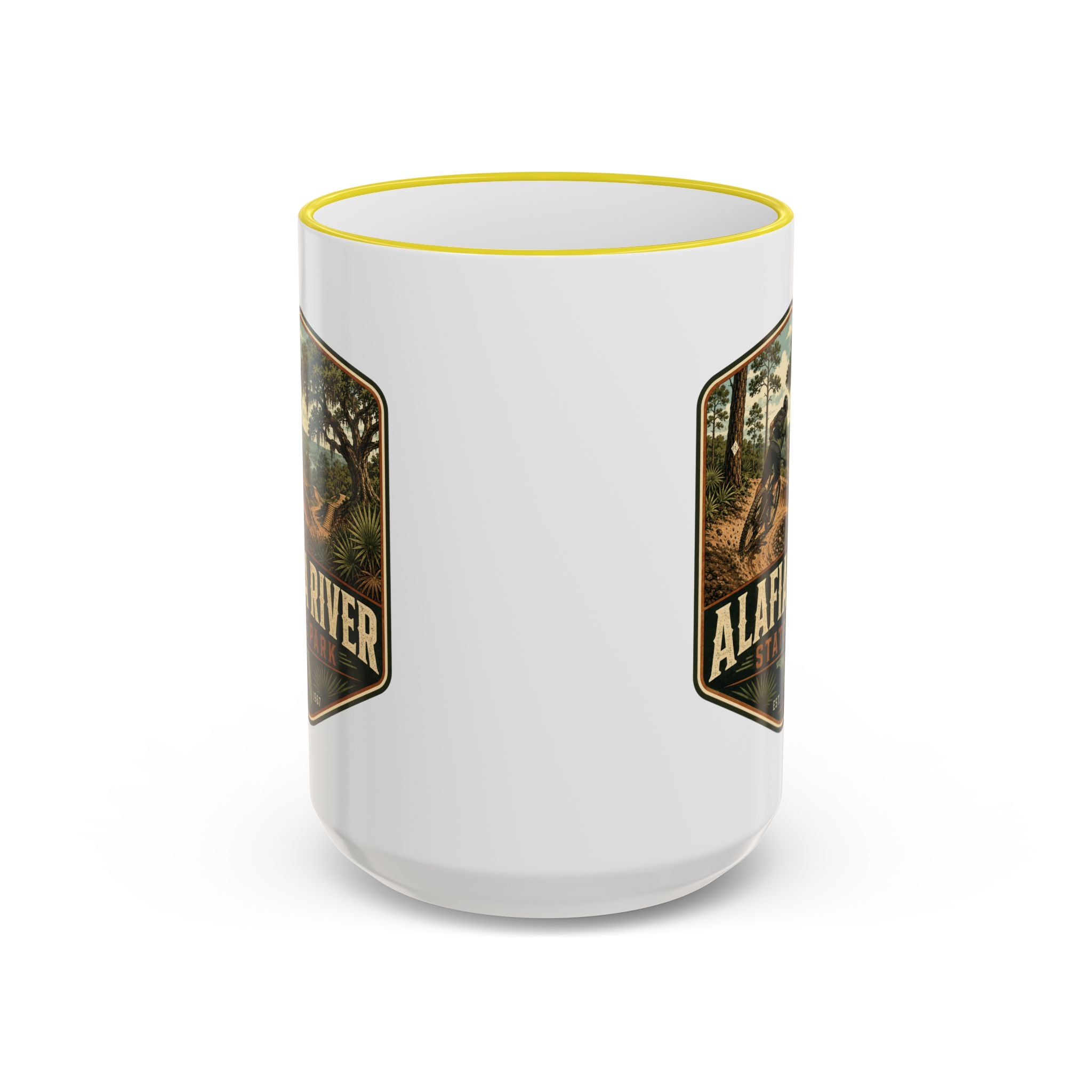 Alafia River Vintage Mug — Accent Rim & Handle 11oz/15oz