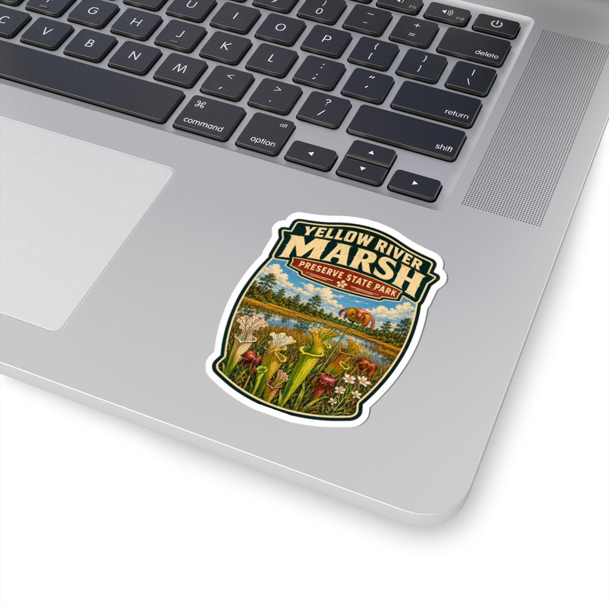 Yellow River Marsh Preserve State Park Sticker — Vintage Botanical Park Decal