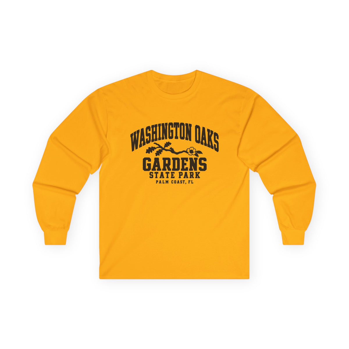 Washington Oaks Gardens State Park Logo- Long Sleeve Tee