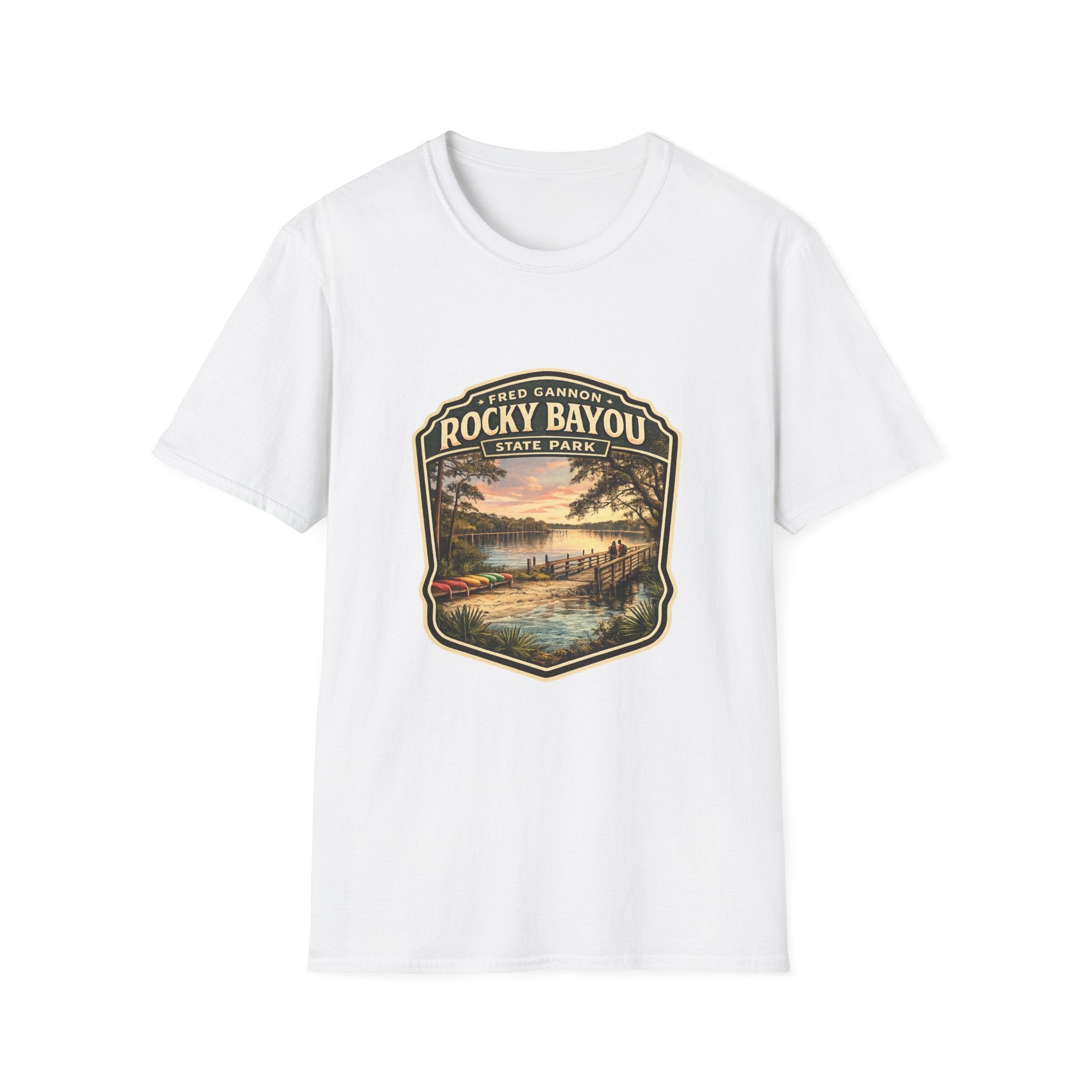 Rocky Bayou- Retro Tee