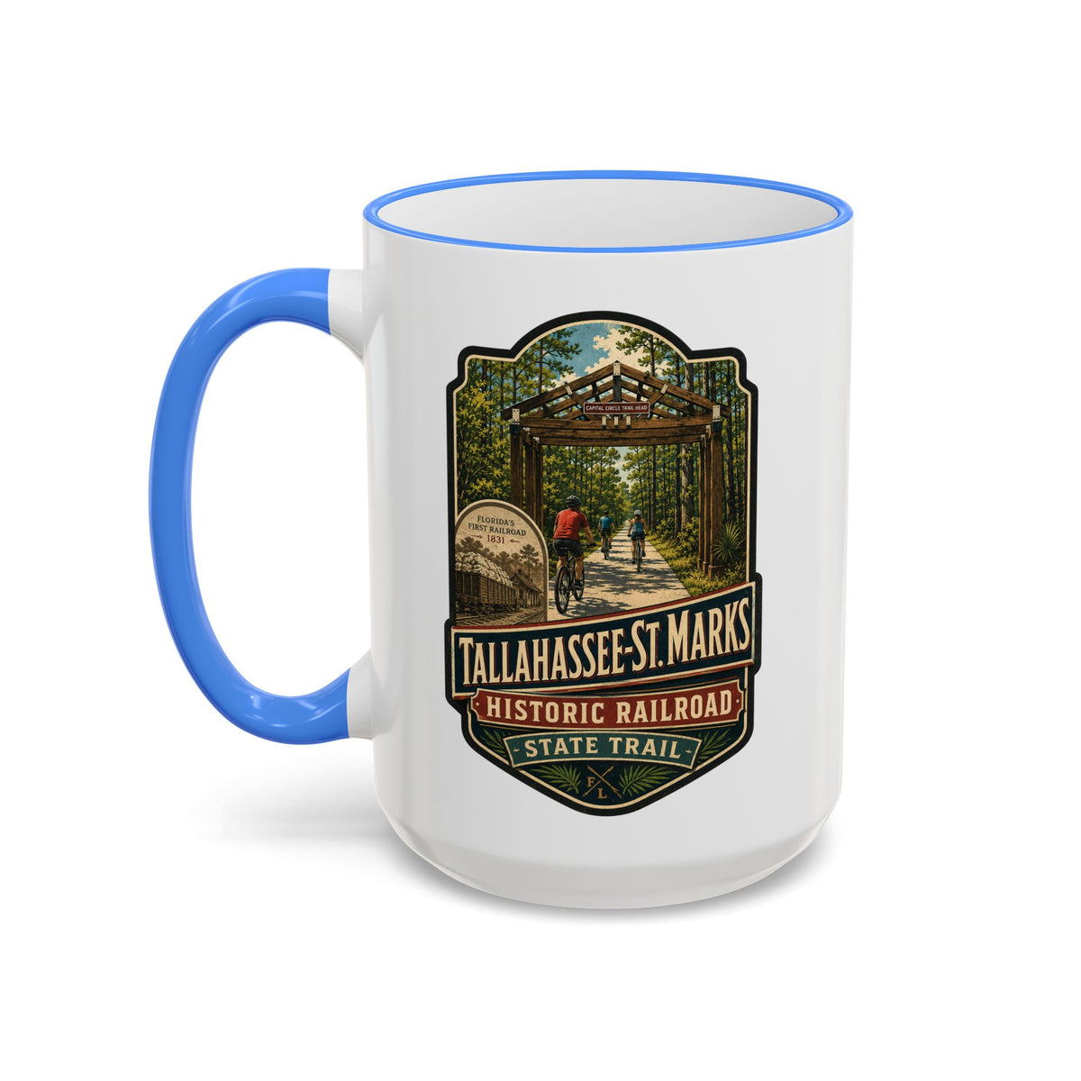Tallahassee-St. Marks Trail  Accent Rim & Handle 11oz/15oz