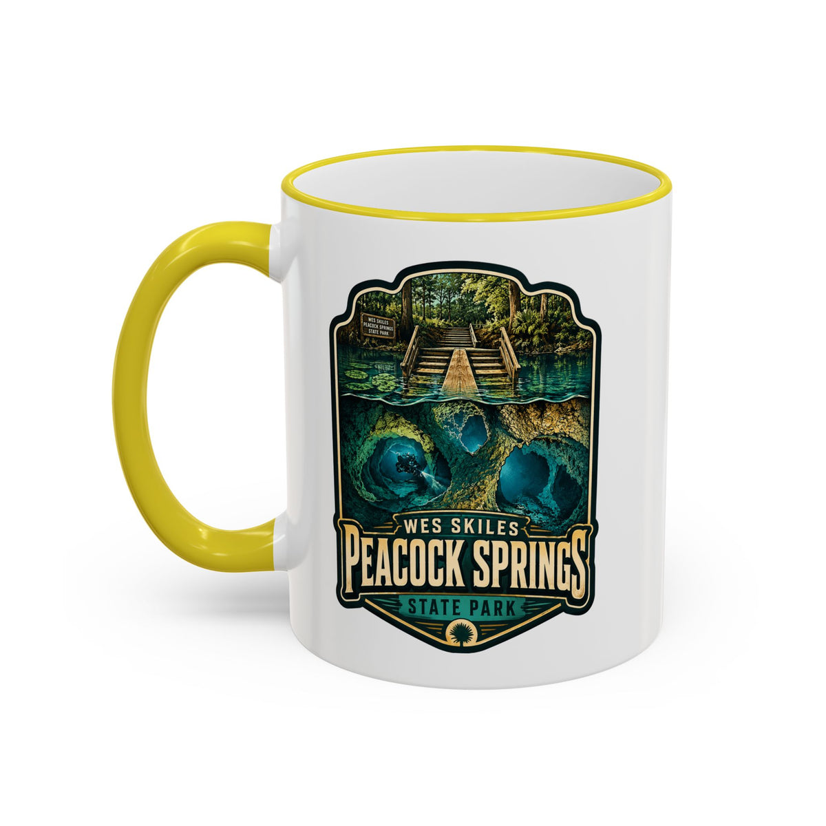Peacock Springs — Accent Rim & Handle 11oz/15oz