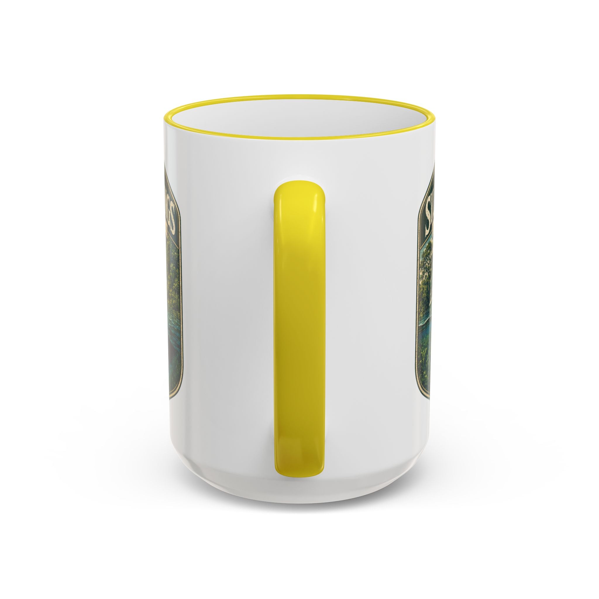 Silver Springs Vintage Mug — Accent Rim & Handle 11oz/15oz