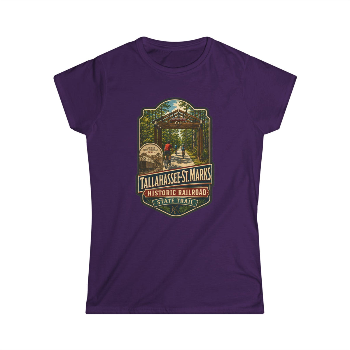 Tallahassee- St. Marks Trail- Vintage Tee