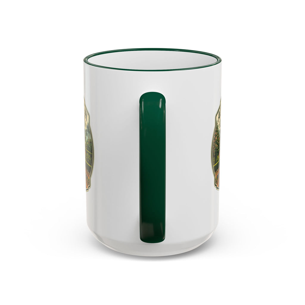 Maclay Gardens Vintage Mug — Accent Rim & Handle 11oz/15oz