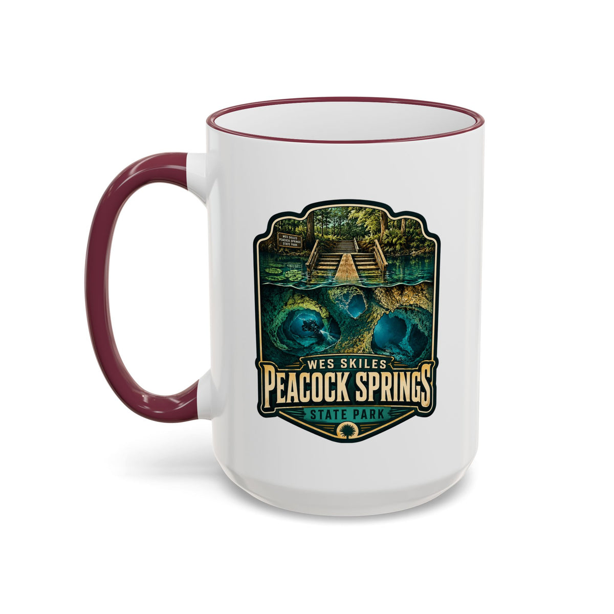 Peacock Springs — Accent Rim & Handle 11oz/15oz