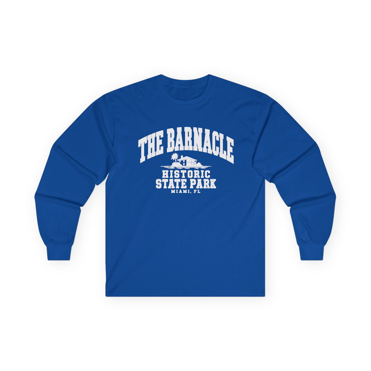 The Barnacle Historic State Park Logo- Long Sleeve Tee