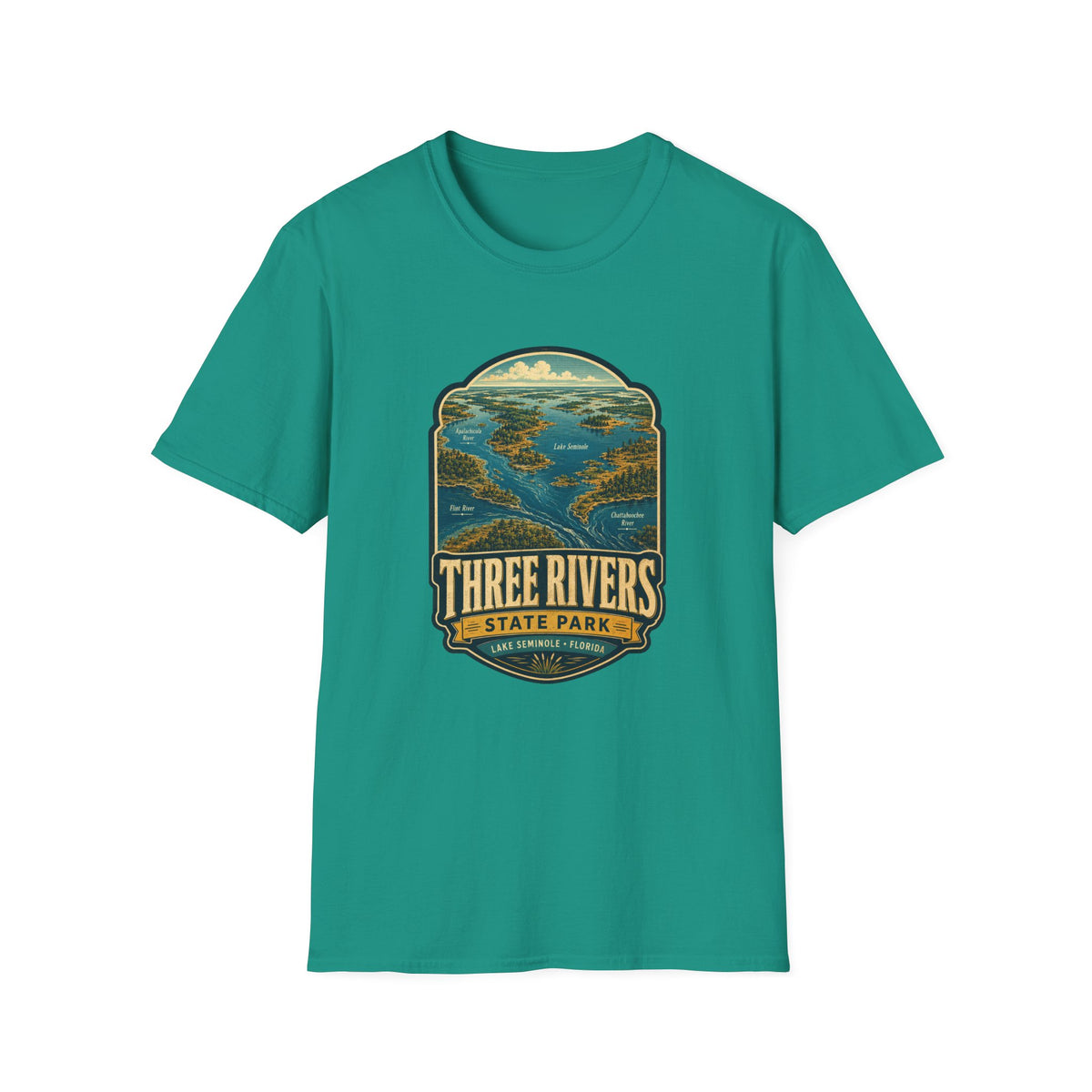 Three Rivers — Retro Tee