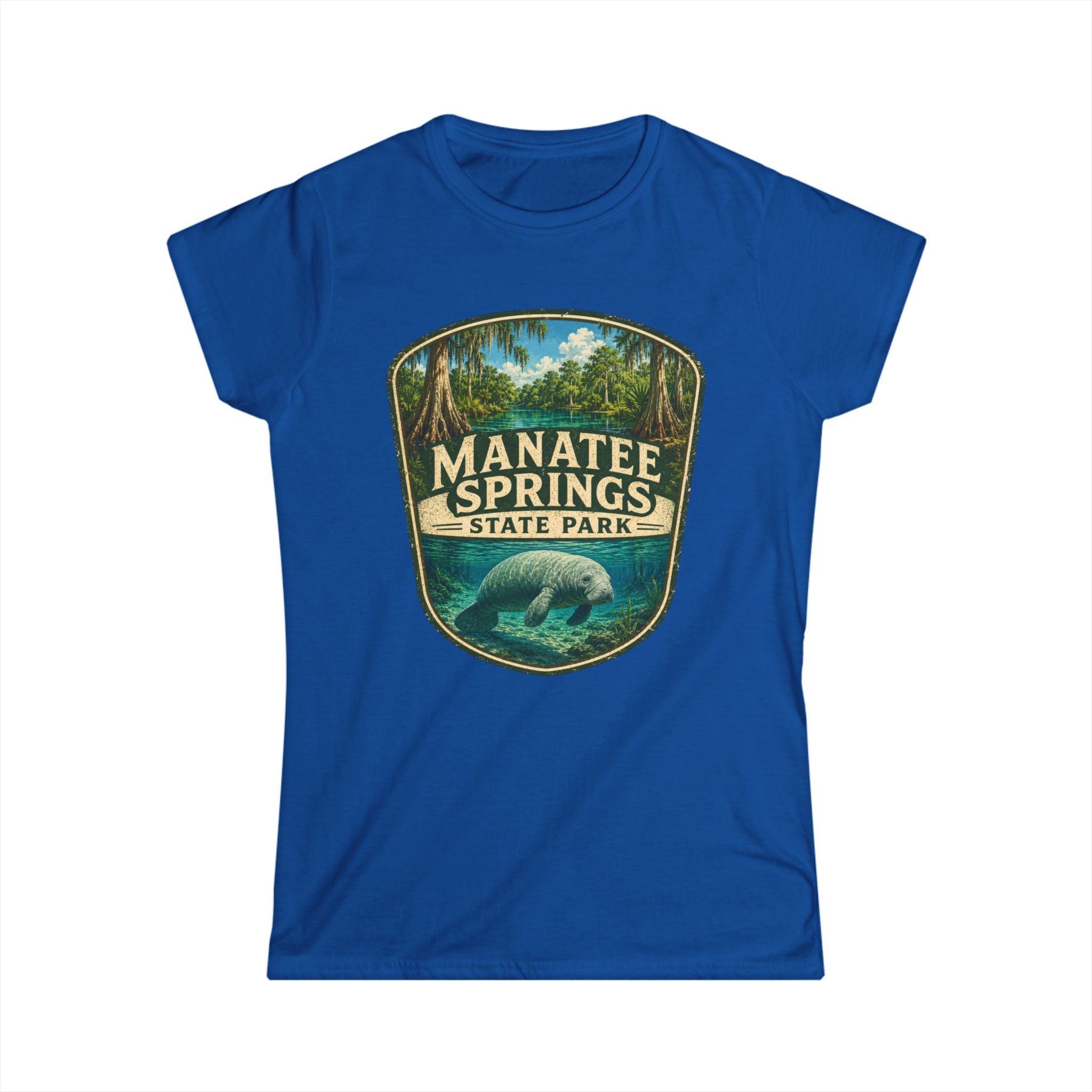 Manatee Springs- Vintage Manatee Tee