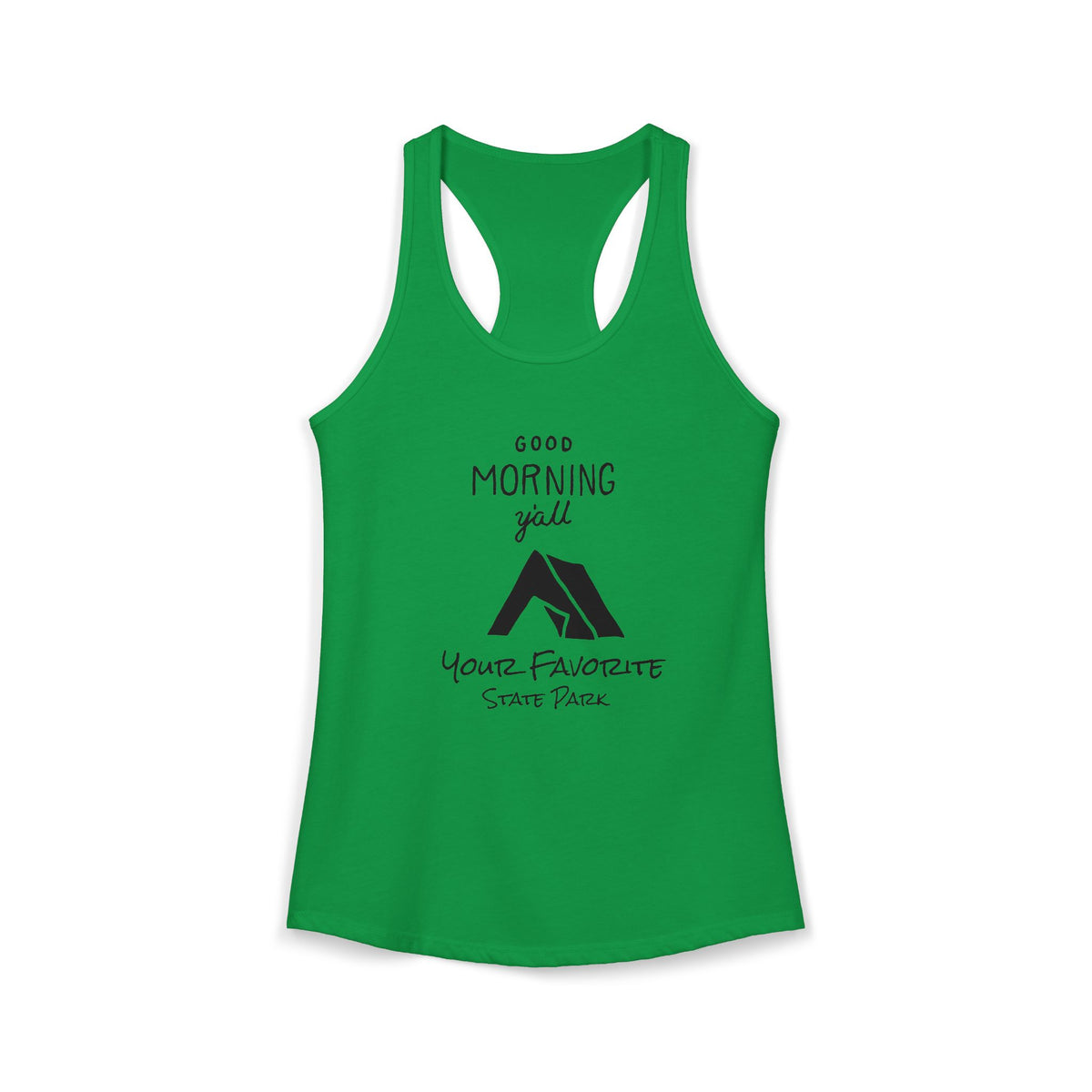 CUSTOMIZABLE Morning Ya'll Racerback Tank