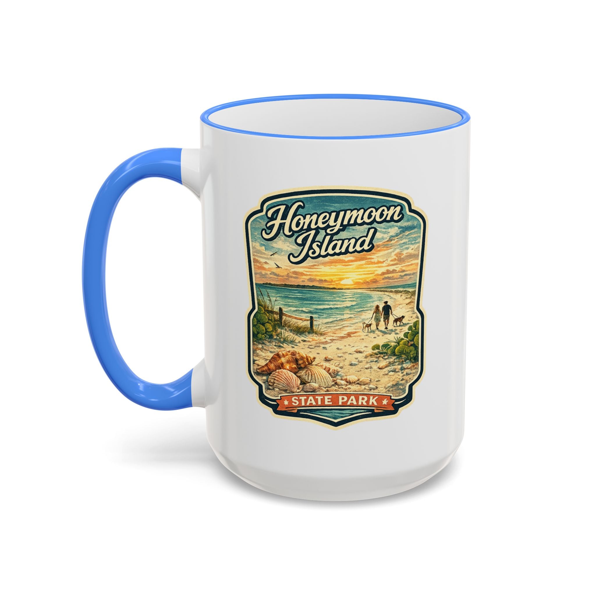 Honeymoon Island Accent Rim & Handle 11oz/15oz