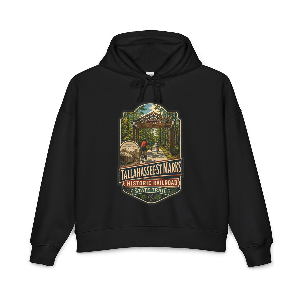 Tallahassee- St. Marks Trail — Vintage Hoodie