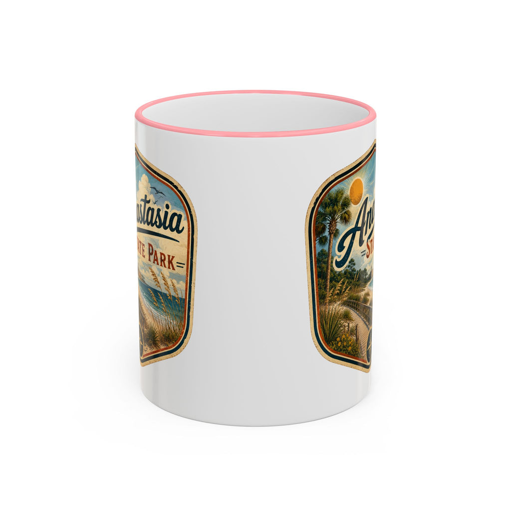 Anastasia Vintage Mug — Accent Rim & Handle 11oz/15oz