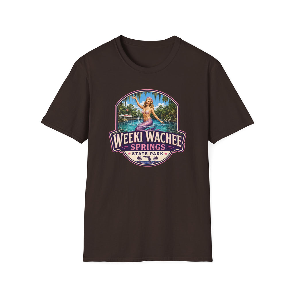 Weeki Wachee Springs — Retro Tee Pink