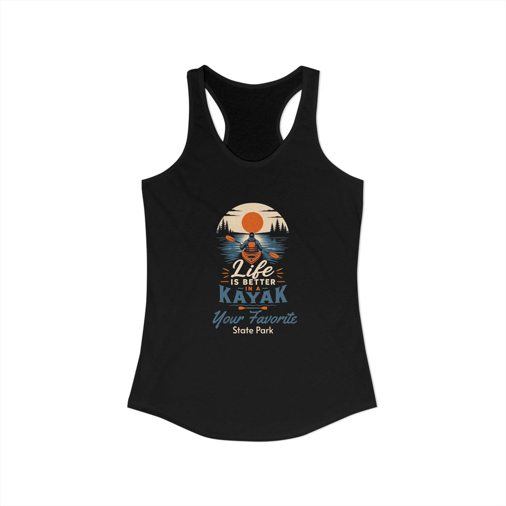 CUSTOMIZABLE Life is Better Racerback Tank