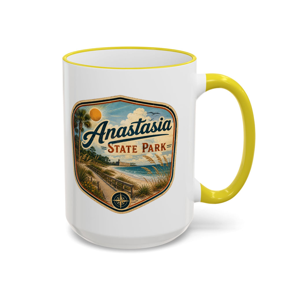 Anastasia Vintage Mug — Accent Rim & Handle 11oz/15oz