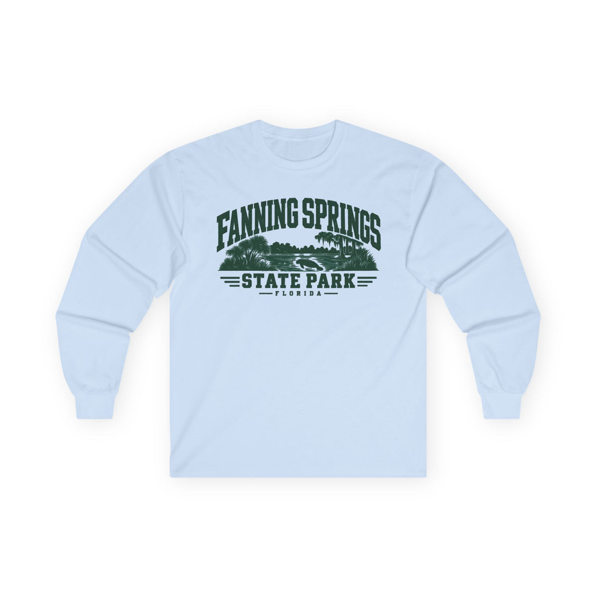 Fanning Springs State Park Official Logo- Long Sleeve Tee