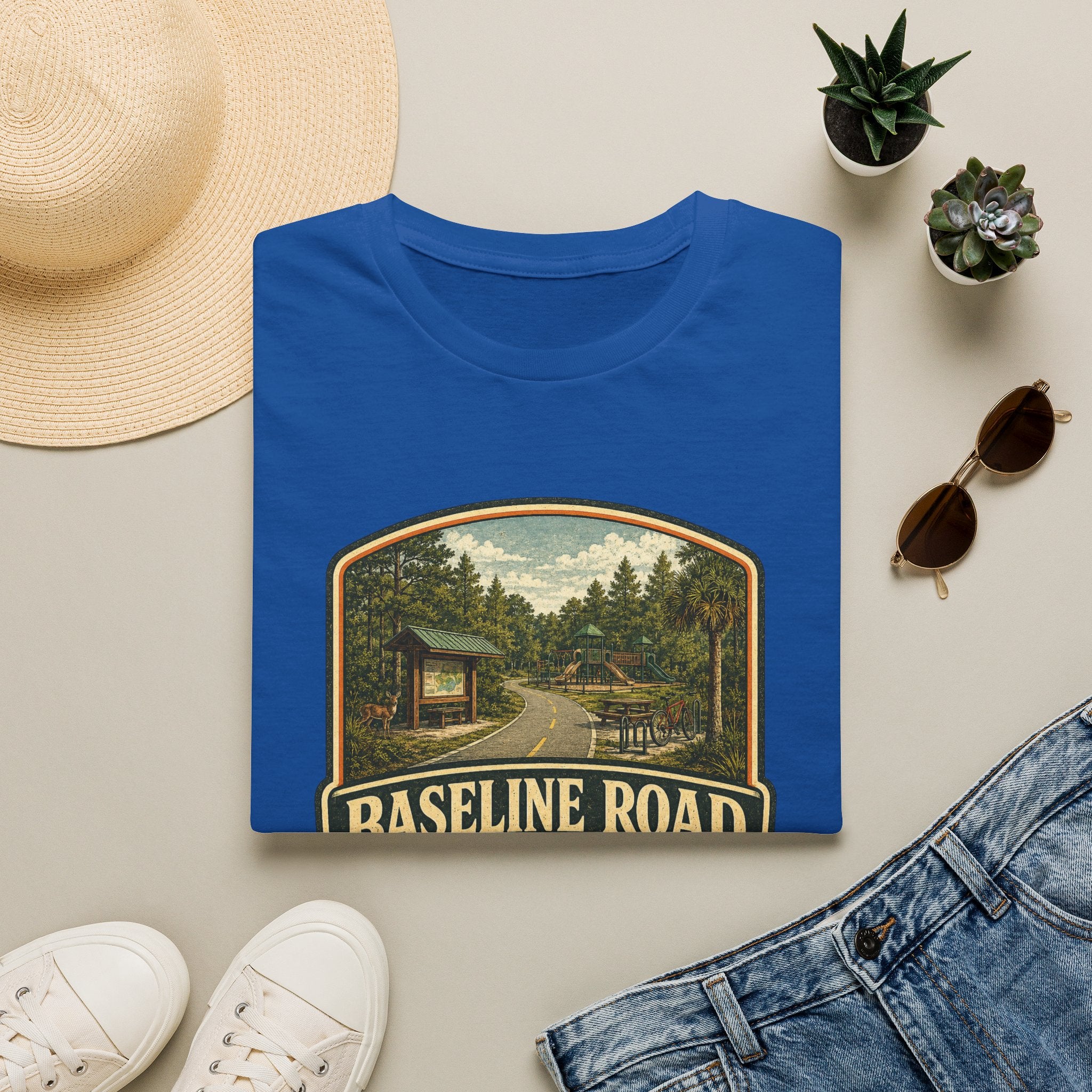 Baseline Road - Retro Tee