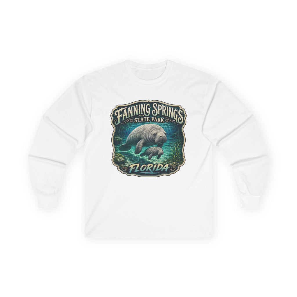 Manatee Mama Long Sleeve Tee — Vintage Fanning Springs