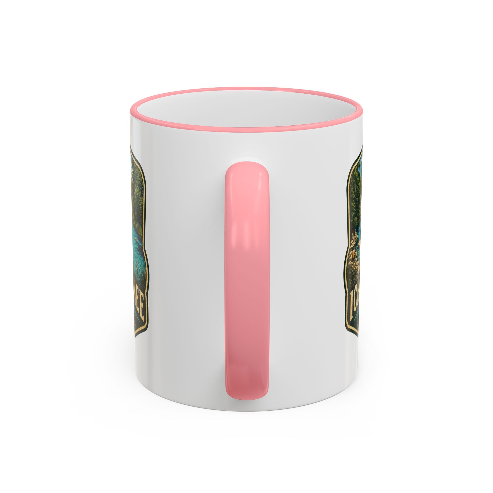 Ichetucknee Springs Vintage Mug — Accent Rim & Handle 11oz/15oz