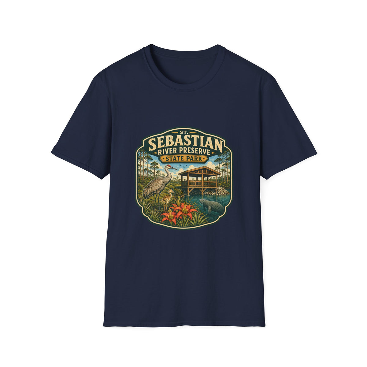 St. Sebastian River — Retro Tee