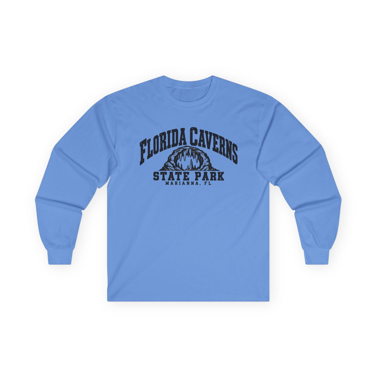 Florida Caverns State Park Logo- Long Sleeve Tee