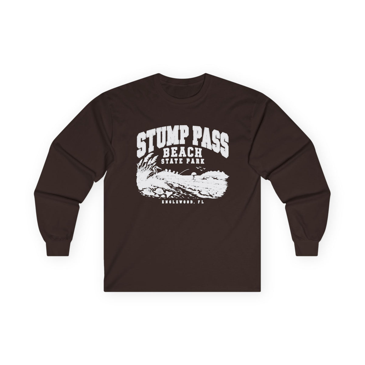 Vintage Stump Pass Beach- Long Sleeve Tee