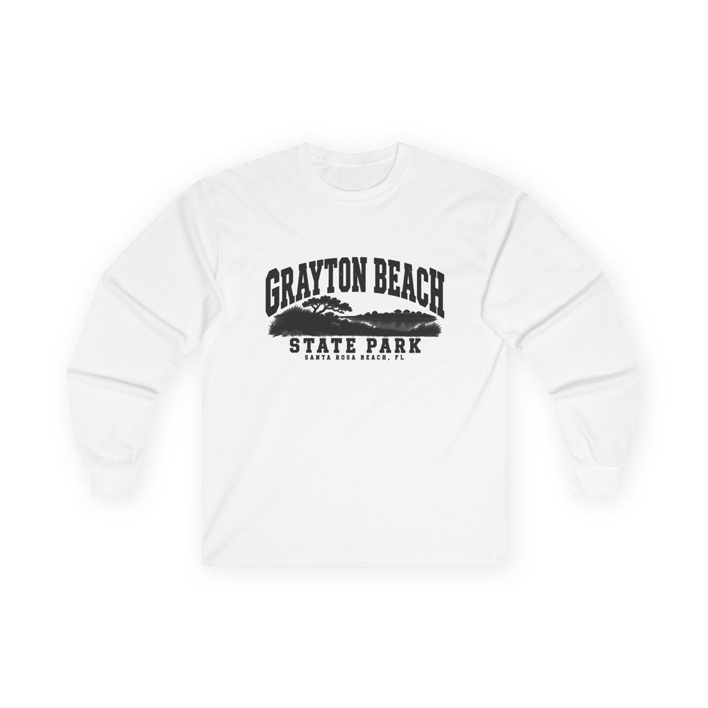 Grayton Beach State Park Vintage Logo- Long Sleeve Tee