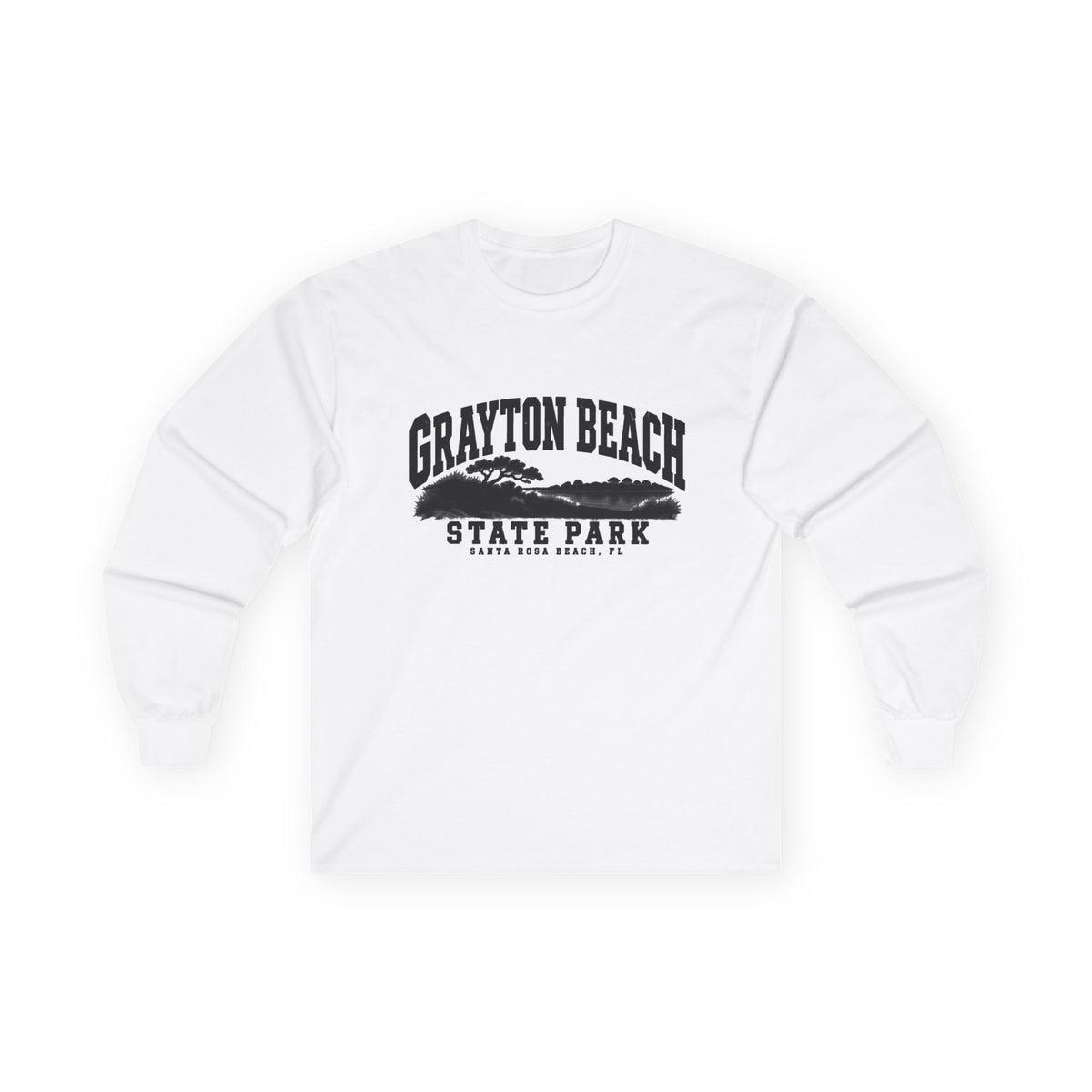 Grayton Beach State Park Vintage Logo- Long Sleeve Tee