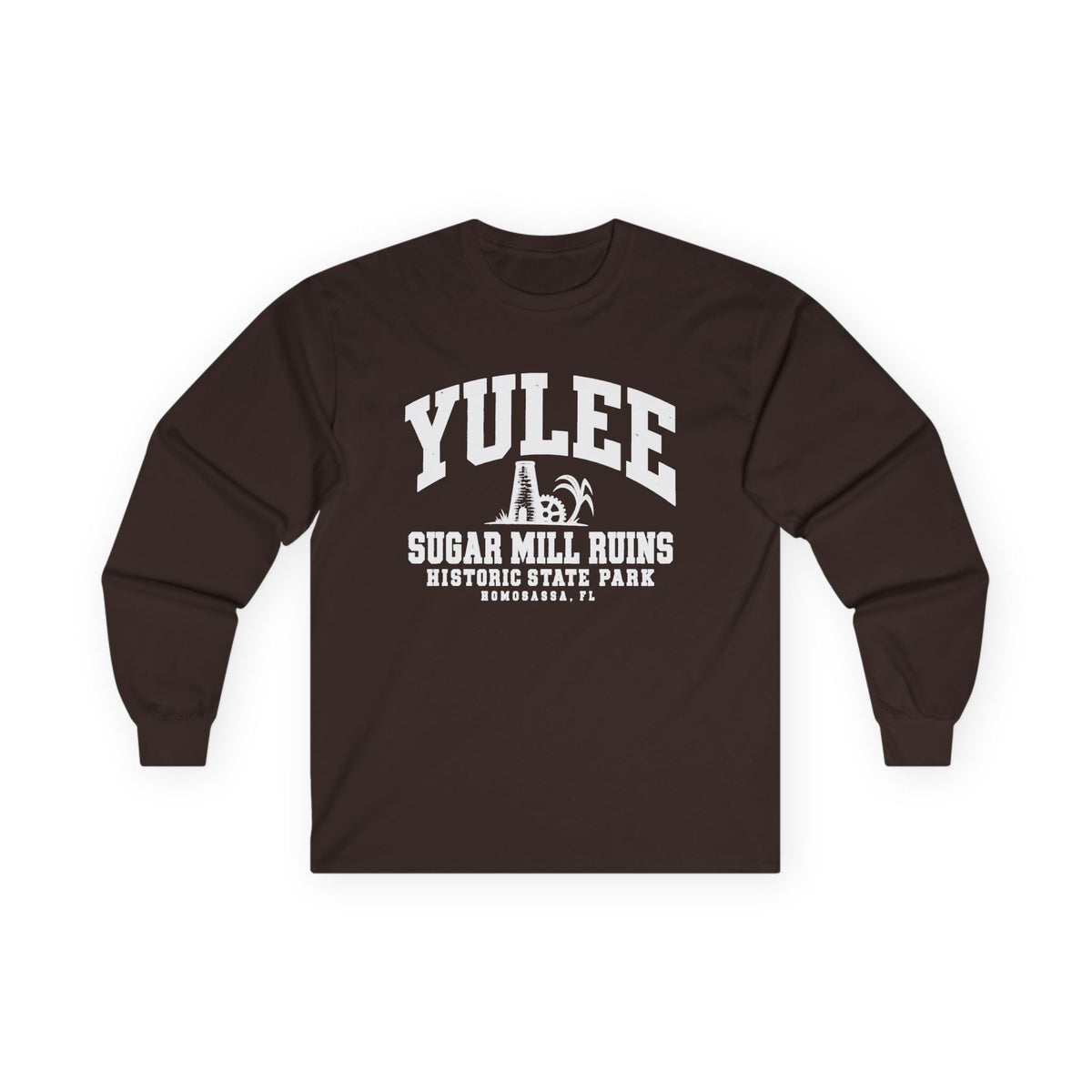 Yulee Sugar Mill Ruins Historic State Park Logo- Long Sleeve Tee