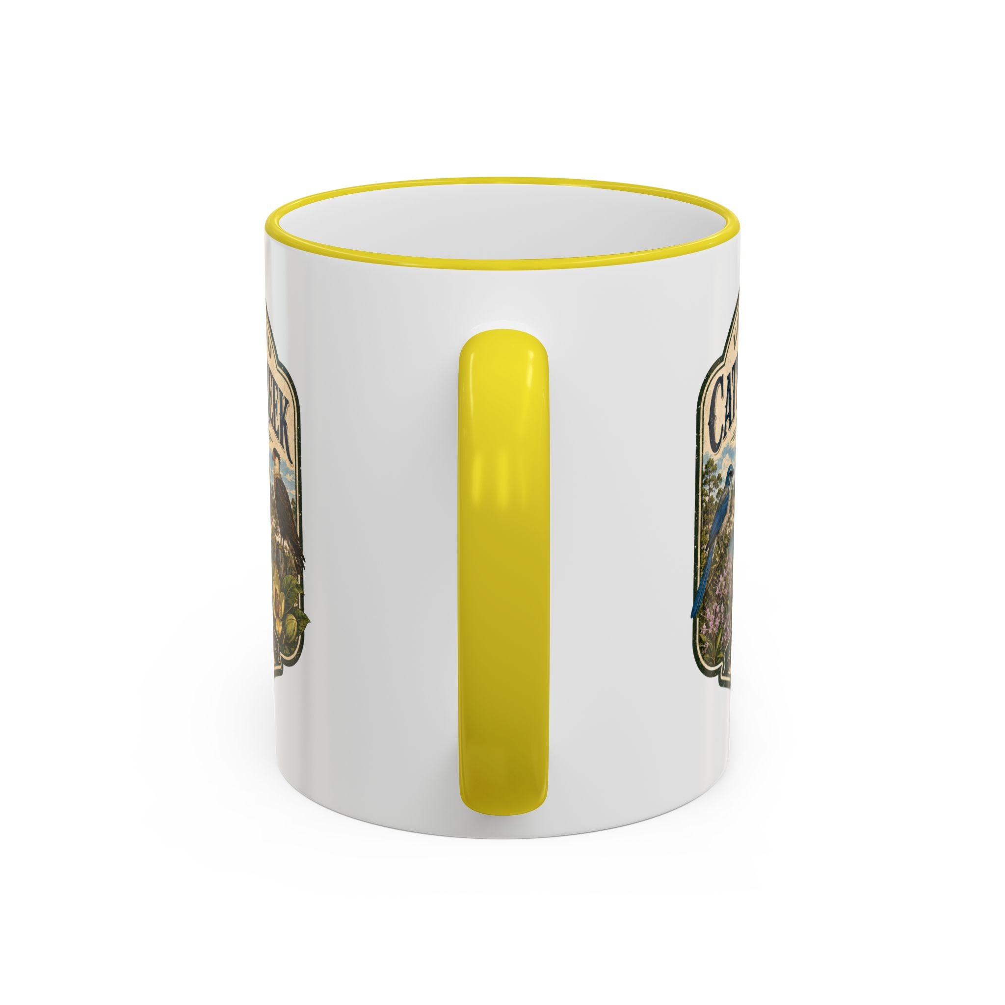 Catfish Creek Vintage Mug — Accent Rim & Handle 11oz/15oz