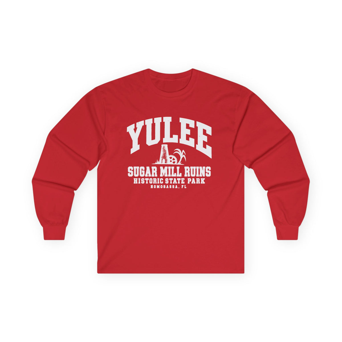 Yulee Sugar Mill Ruins Historic State Park Logo- Long Sleeve Tee