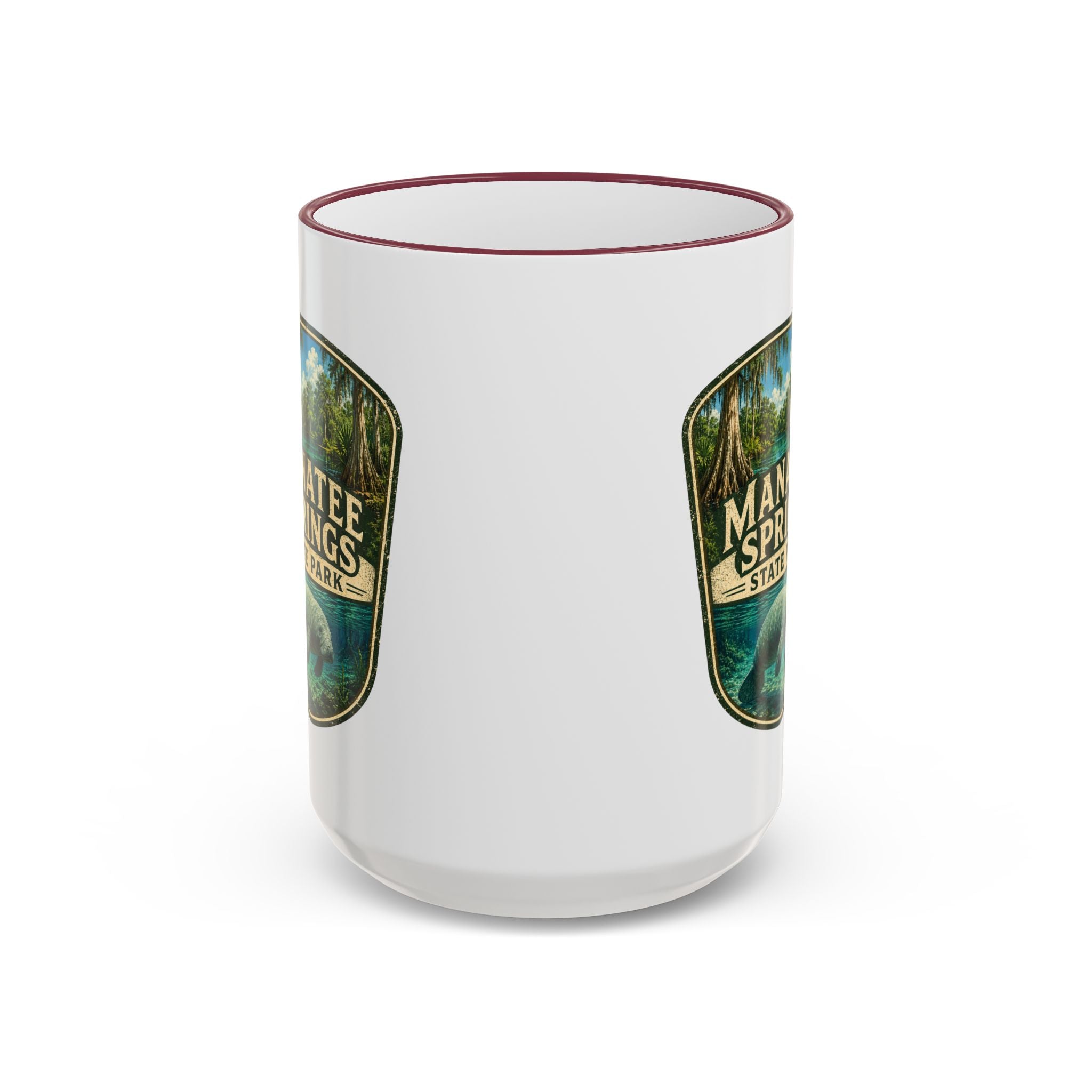 Manatee Springs Manatee Mug — Accent Rim & Handle 11oz/15oz
