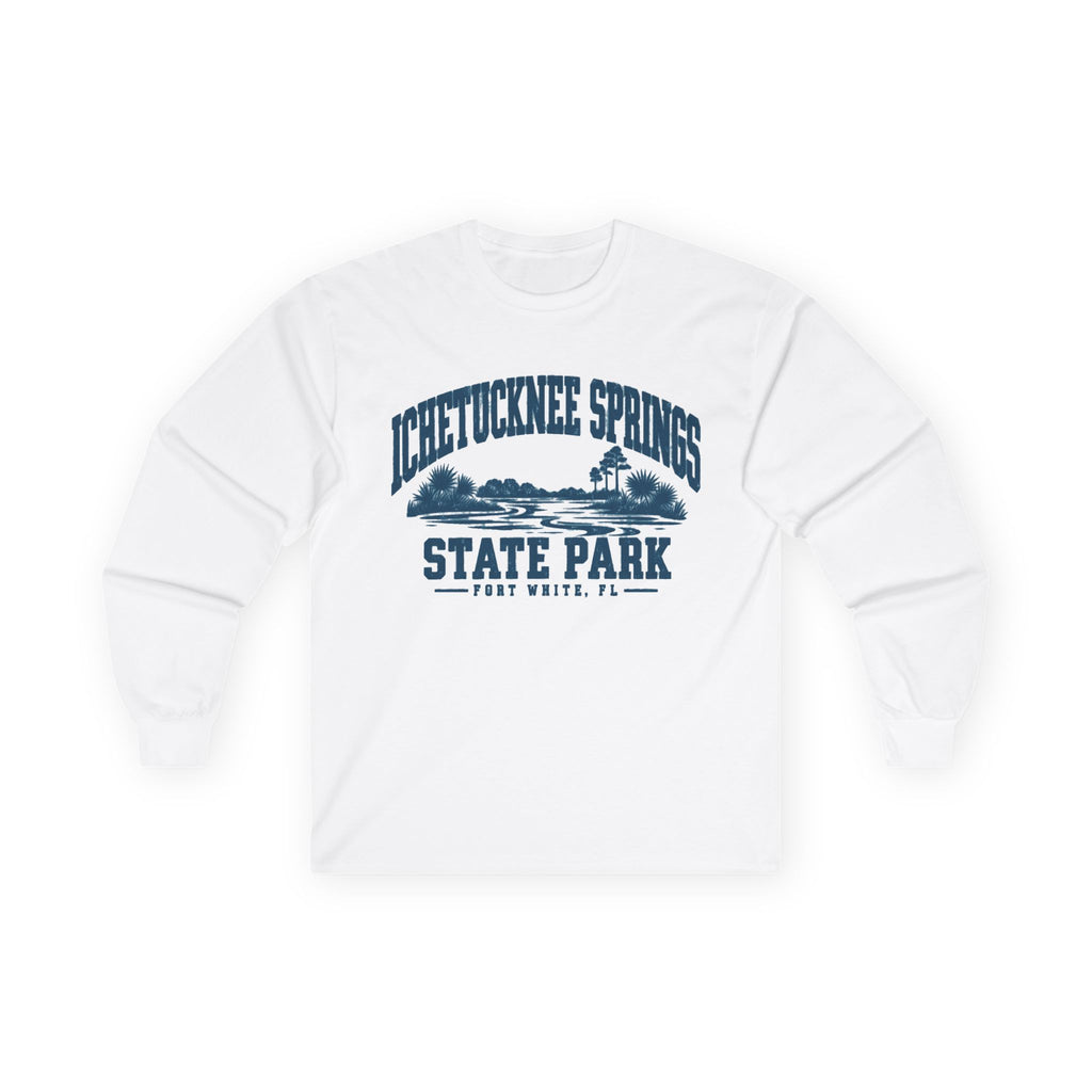Ichetucknee Springs State Park Vintage Logo- Long Sleeve Tee