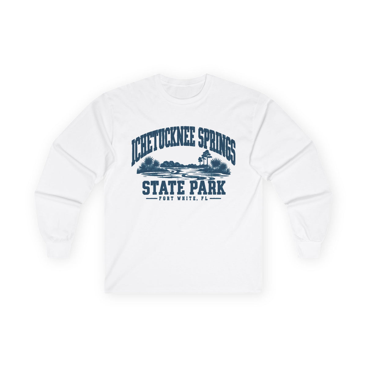 Ichetucknee Springs State Park Vintage Logo- Long Sleeve Tee