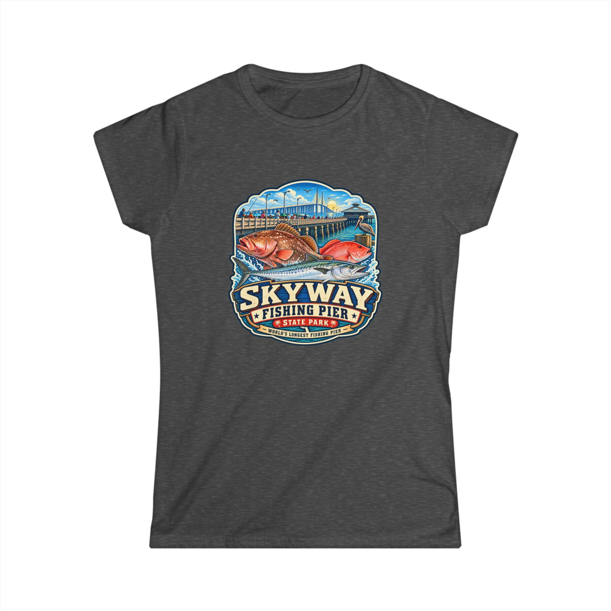 Skyway Fishing Pier- Vintage Tee