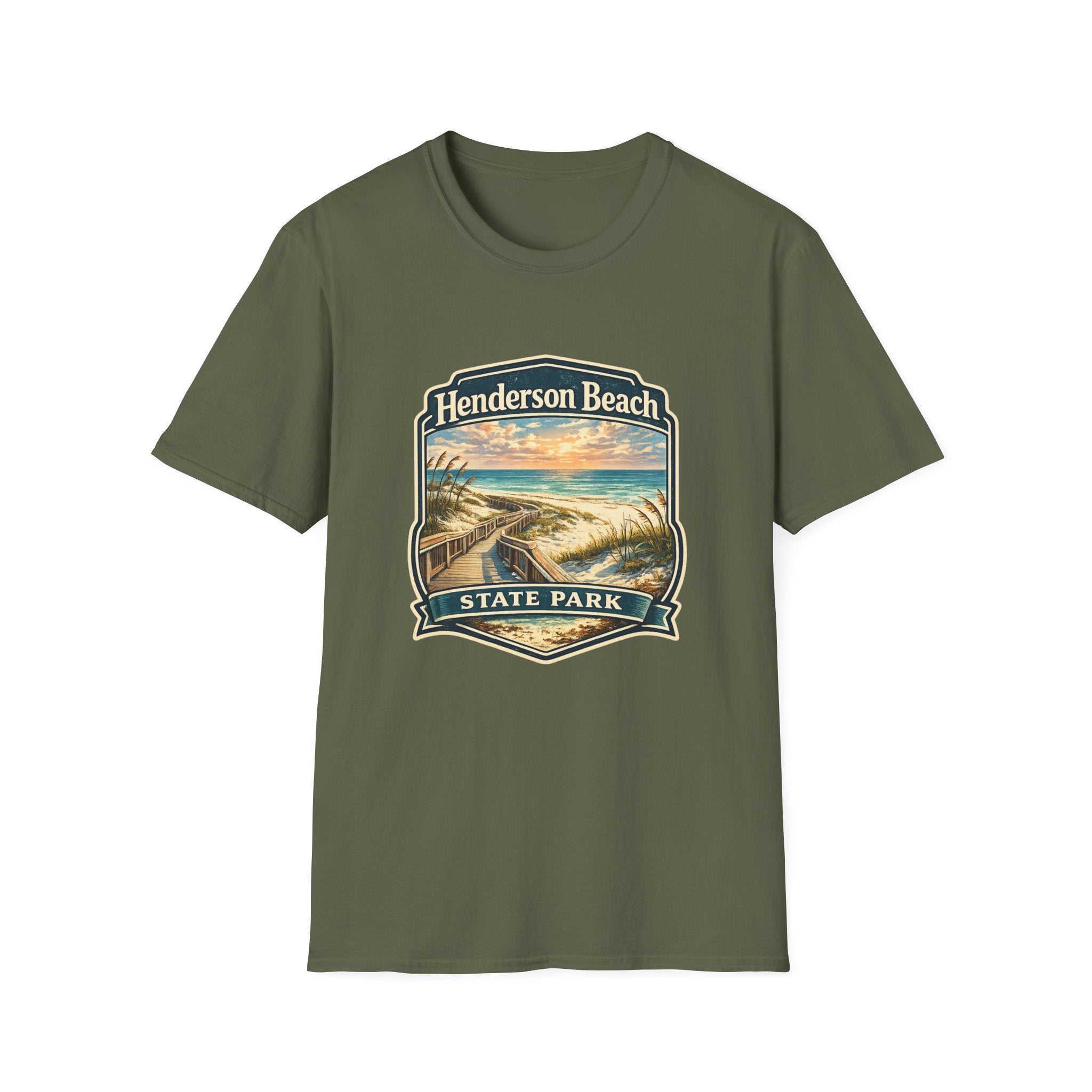 Henderson Beach- Retro Tee