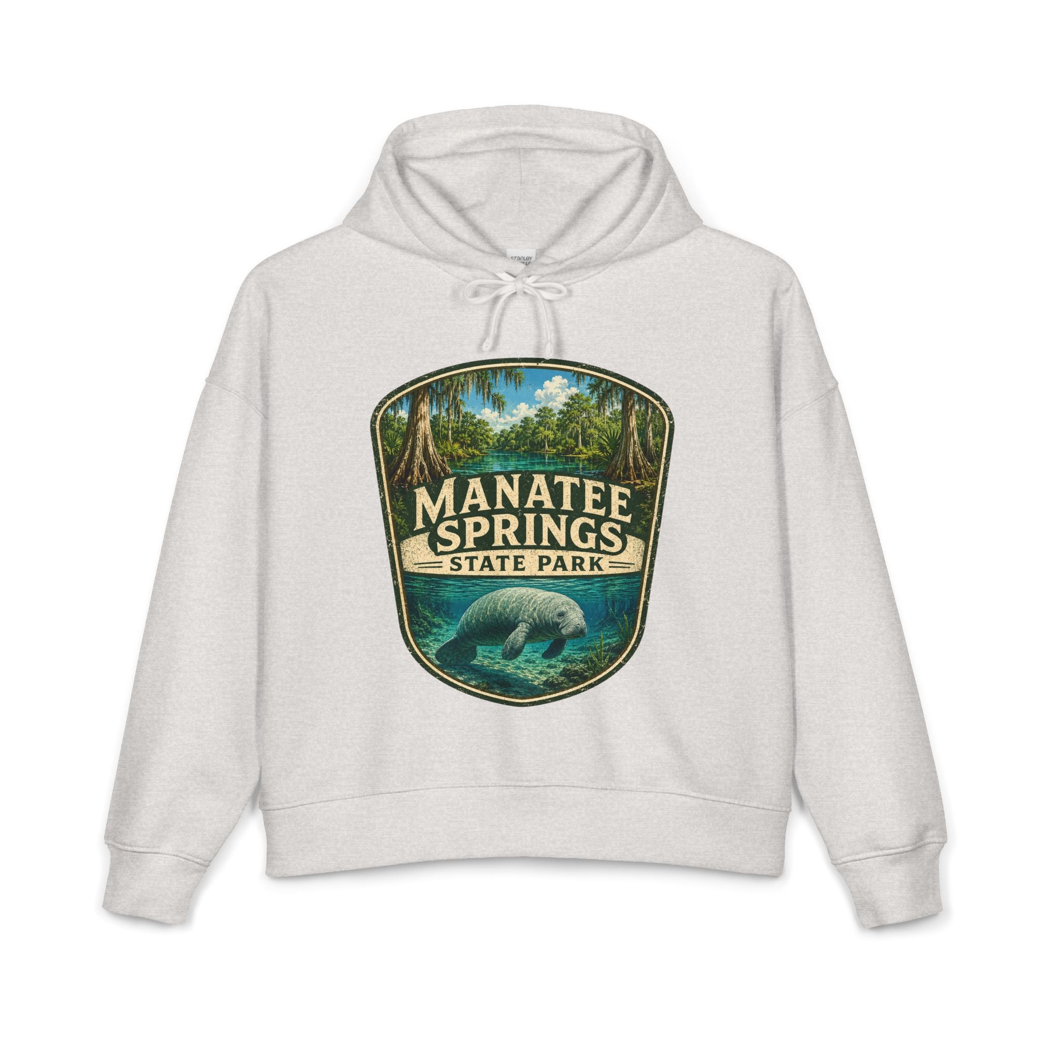 Manatee Springs Hoodie — Vintage Manatee