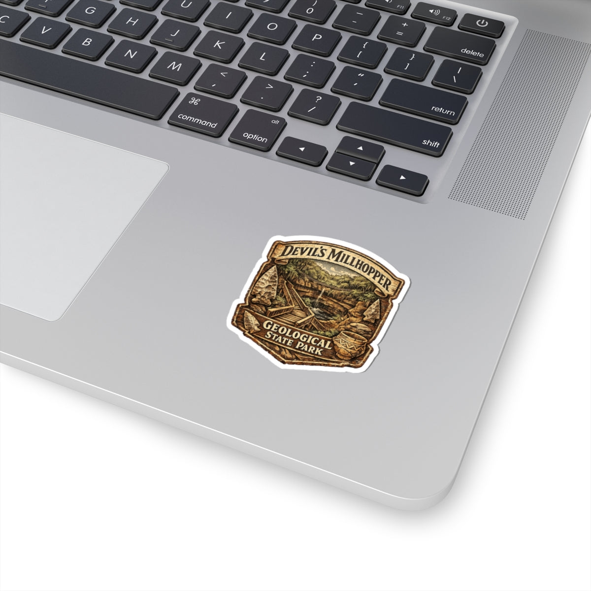 Devil's Millhopper Geological State Park Sticker — Vintage National Park Patch Kiss-Cut