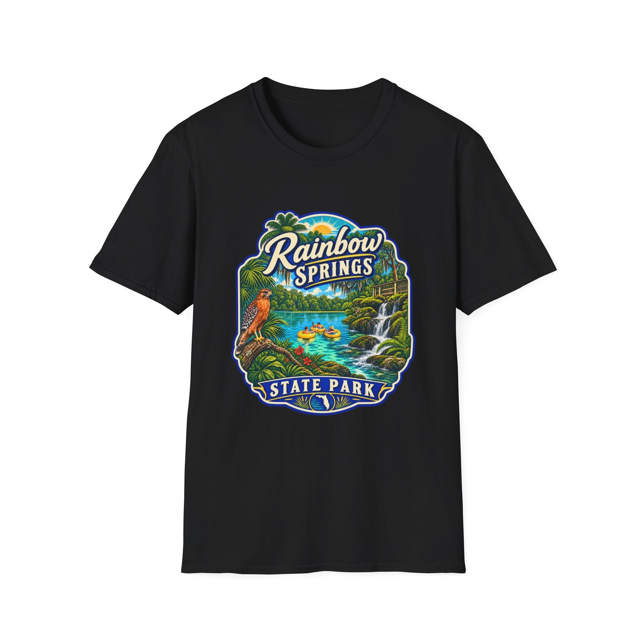 Rainbow Springs- Retro Tee