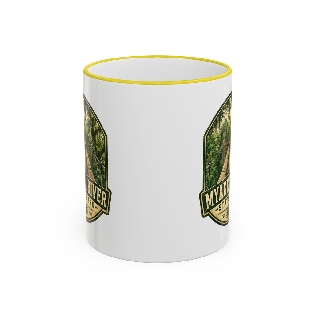 Myakka River Vintage Mug — Accent Rim & Handle 11oz/15oz