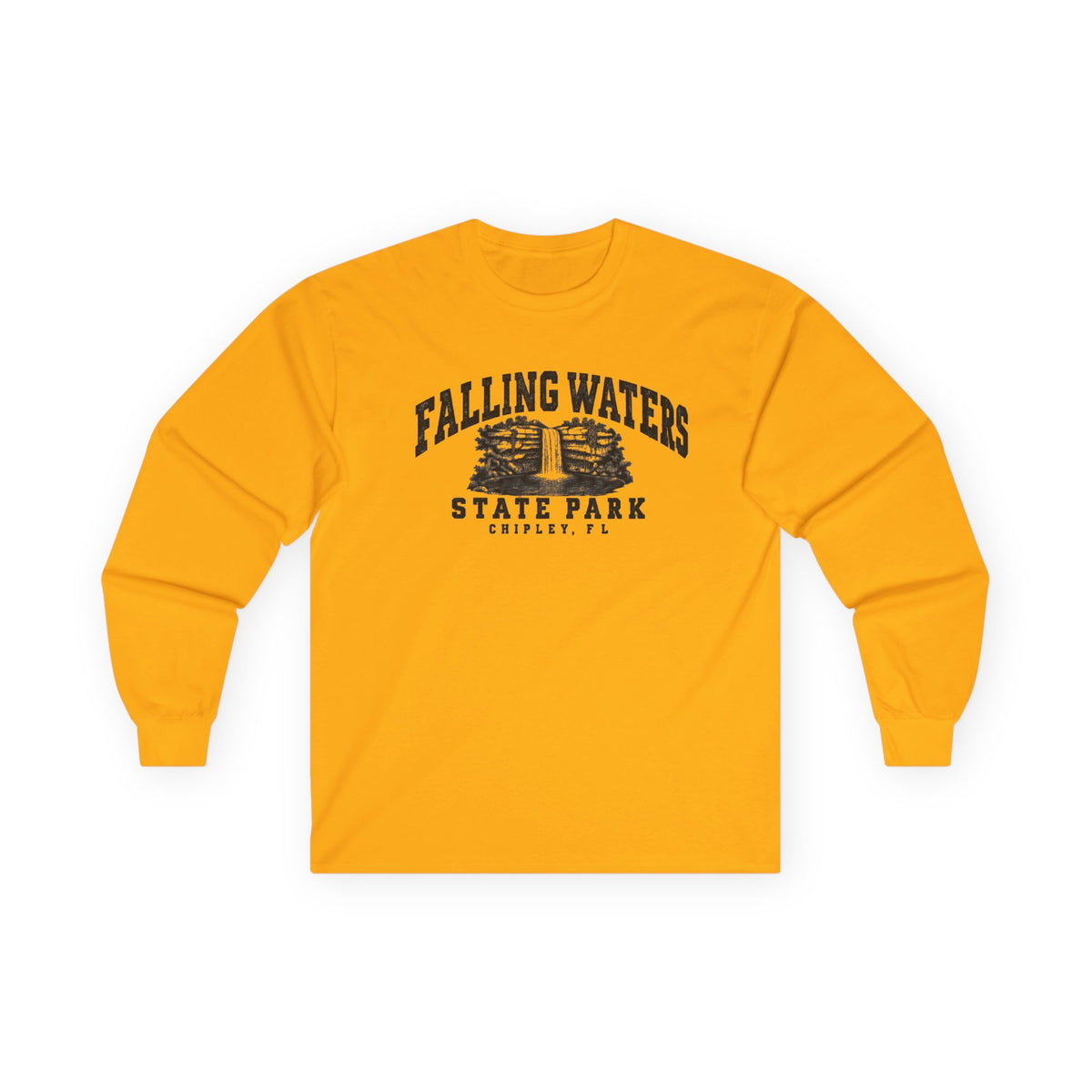 Falling Waters State Park Vintage Emblem- Long Sleeve Tee