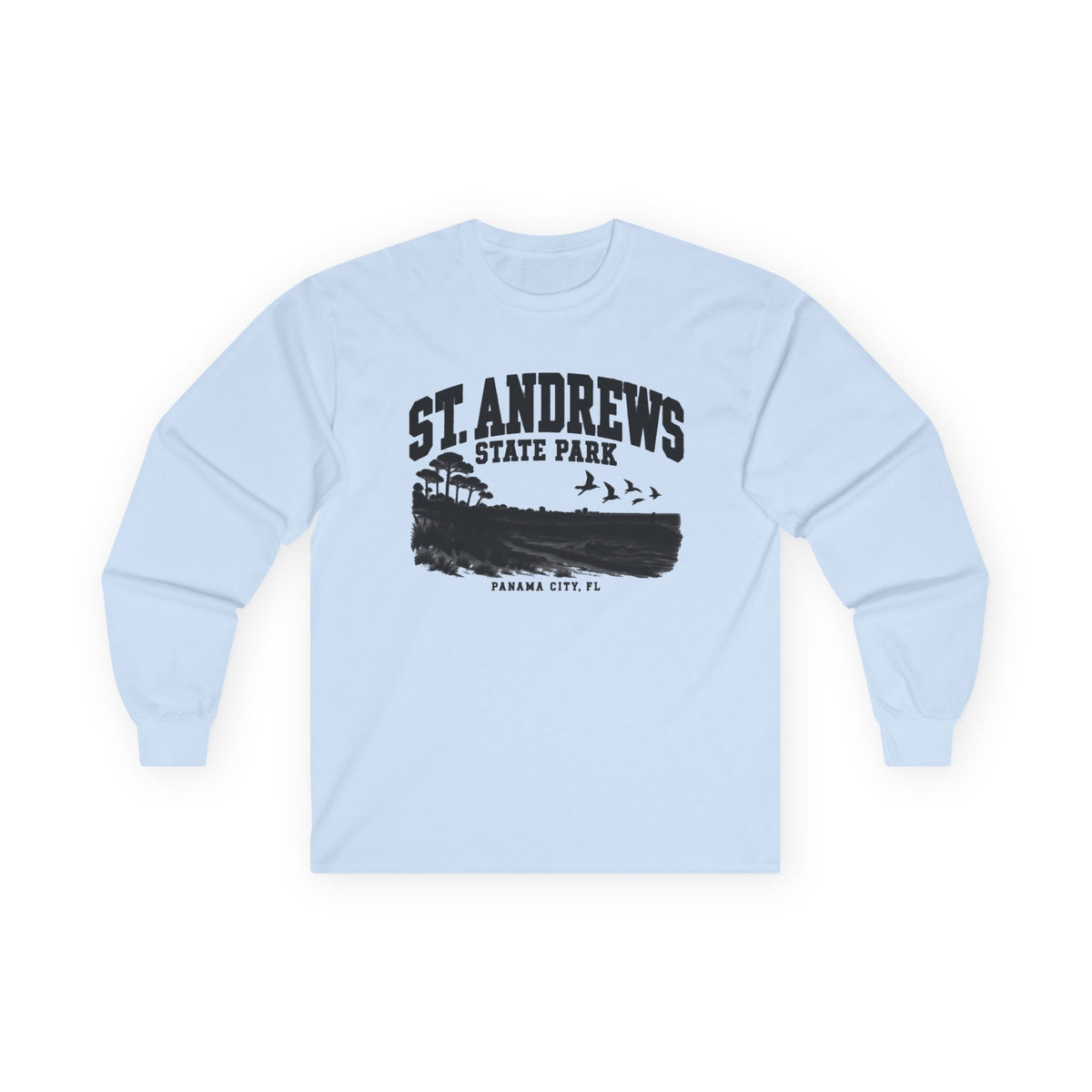St. Andrews State Park Logo- Long Sleeve Tee