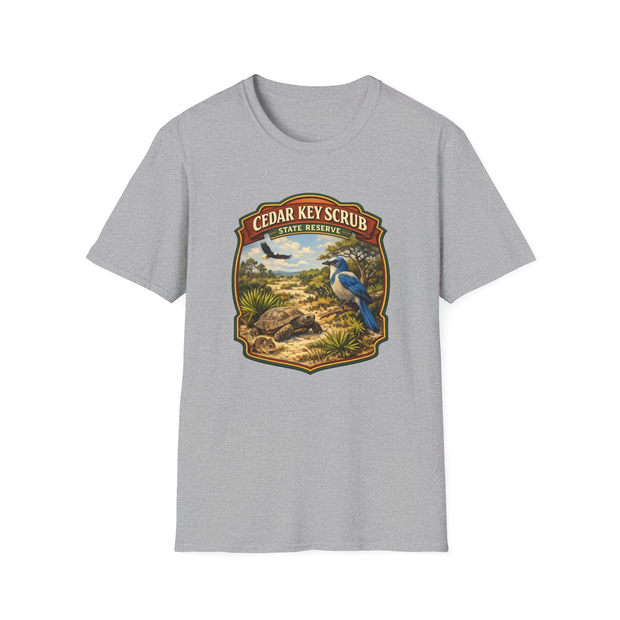 Cedar Key Scrub- Retro Tee