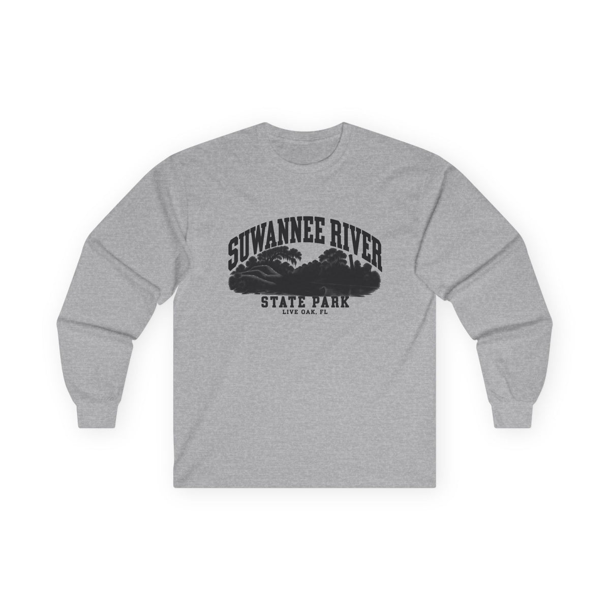 Suwannee River State Park Vintage Logo- Long Sleeve Tee