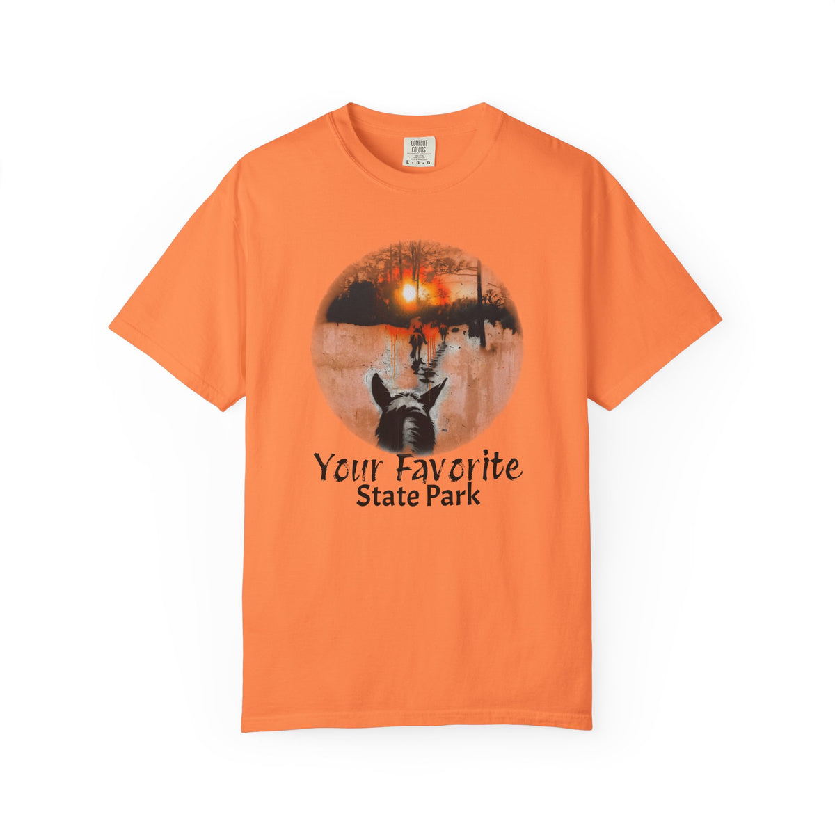 CUSTOMIZABLE Graffiti Sunset Trail Ride T-shirt